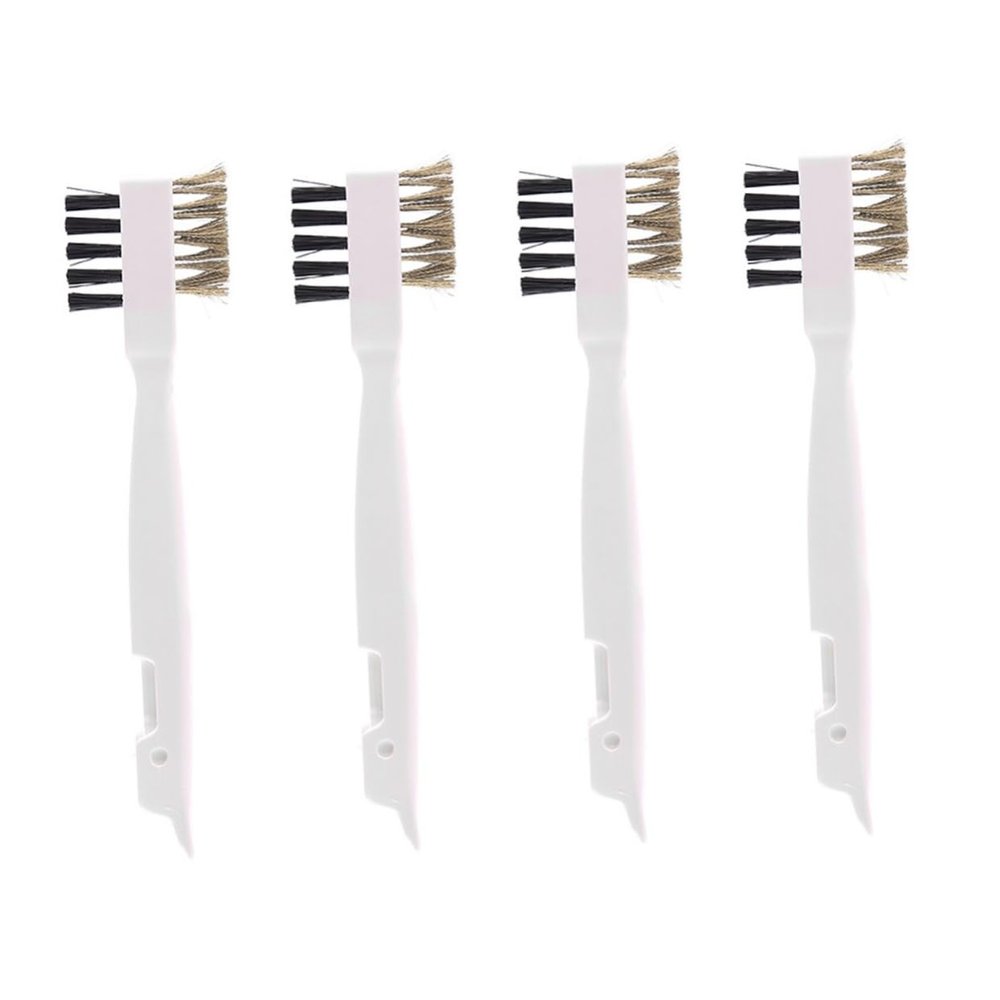 UTHCLO 4pcs Gas Stove Cleaning Brush Wire Brush for Pots Pans Cooktops Deep Cleaning Crevice Tool for Kitchen and Scrubbing