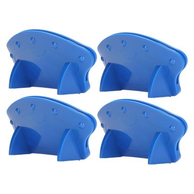 evhooe Pack of 4 Plastic Pocker Card Holders for 15 Cards, Nonslip, HandsFree Card Holders for Playing