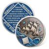 Vitalway Braving the Storm 4 Year Sobriety Coin, NA Recovery Medallion view 1