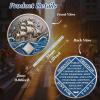 Vitalway Braving the Storm 4 Year Sobriety Coin, NA Recovery Medallion view 3