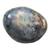 beisup Irregular Natural Labradorite Palm Ston Polished Worry Stones Pebble Healing Crystal Gemstones for Anxiety Gifts for Women Men Energy Balancing Therapy,130g view 1