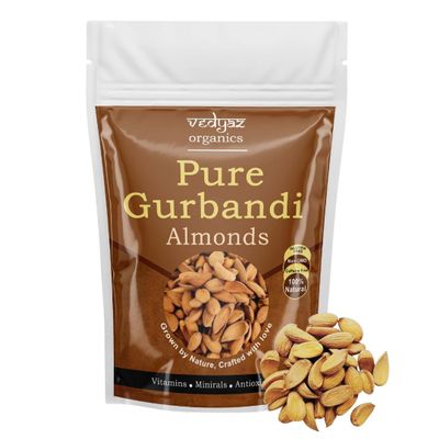 100% Pure Afghan Gurbandi Badam -Raw,500 Gm