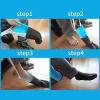 FVPJUXSG Socks Aid, No Need to Bend Socks Aid Socks Aid for The Elderly, Disabled, Pregnant Women, Socks Handle for Easy On and Off(Color:Royal Blue) view 4
