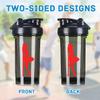 Pole Dancer Stripper 18 Ounce Shaker Bottle Drink Mixer Leak-proof Pre Workout Protein Shakes Meal Replacement Shakes Bottles 500ML/18 Oz Black view 3