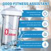 0 Days Without Sarcasm 18 Ounce Shaker Bottle Drink Mixer Leak-proof Pre Workout Protein Shakes Meal Replacement Shakes Bottles 500ML/18 Oz White view 2