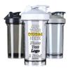 AMOPEIR Customized Shaker Bottle with Scale, Custom Fitness Shake Cup for Protein Mixes, Upload Your Name Logo Photo, Gifts for Husband Dad Brother, White view 1