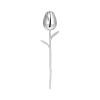 MYPOWER Beautiful 3D Rose Flower Jewelry Love Eternity Memorial Cremation urn Ashes Women-Silver view 1