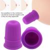 Jesakmie 2 Pair Nipple Play Nipple Corector for Flat or Inverted Nipples, Portable Nipple Suckers Vacuum Suction Cupping Device, Breastfeeding or Women (Black) view 2