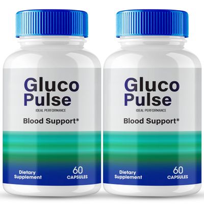 Gluco Pulse Advanced Formula Supplement Capsules, GlucoPulse Capsules - Maximum Strength, Gluco Pulse All Natural Formula Pills, GlucoPulse Pills Reviews (2 Pack)