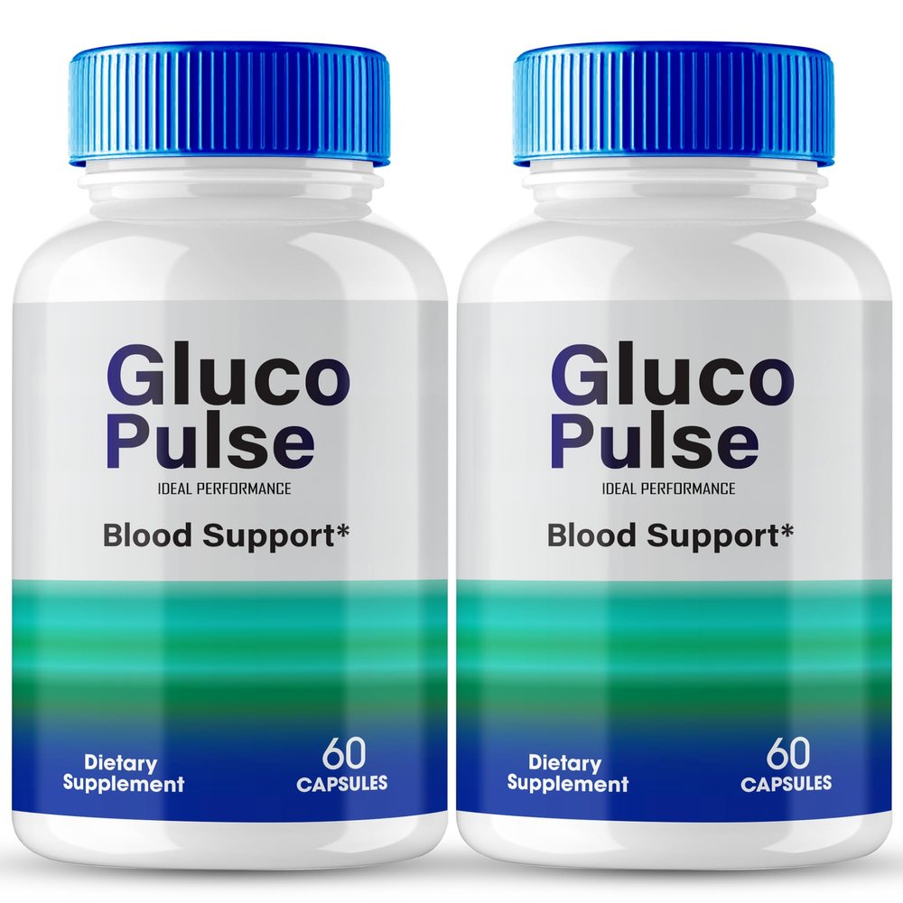 Gluco Pulse Advanced Formula Supplement Capsules, GlucoPulse Capsules - Maximum Strength, Gluco Pulse All Natural Formula Pills, GlucoPulse Pills Reviews (2 Pack)
