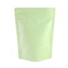 100 Pcs Frosted Window & Matte Colored Aluminum Zipper Seal Pouch Packaging Bags Stand Up Bottom Gusset Food Packaging Bags, Pet Treats (Green, 6.30 inch x 9.06 inch) view 4