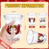Havawish 100 Pcs Crawfish Cups Bulk 12 oz Clear Plastic Tumblers view 3
