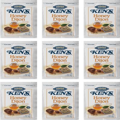 20 Count | Salad Dressing Packets | Individual Single Serve Salad Dressing condiment packets | 1.5 Oz Per Pouch (Honey Dijon Dressing)