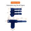 Dokoshia Finger Splints for Trigger Finger Support Adjustable Finger Brace for Mallet Finge, Tendon Injury Recovery Lightweight, Breathable Finger Protector for Left or Right Hand (One Size, T&M) view 4