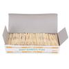 SOUQDWL 800Pcs Bamboo Forks,Disposable Wooden Appetizer Forks,Length Eco-Friendly Cocktail Picks Sticks Cute Food Pick Party Supplies,Bamboo Fruit Cake Dessert Fork Tableware Kitchen Accessories view 1