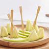 SOUQDWL 800Pcs Bamboo Forks,Disposable Wooden Appetizer Forks,Length Eco-Friendly Cocktail Picks Sticks Cute Food Pick Party Supplies,Bamboo Fruit Cake Dessert Fork Tableware Kitchen Accessories view 4
