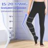 15-20 mmHg Compression Pantyhose for Women, Medical Compression Stockings, Open Toe Compression Leggings,Waist High Compression Tights for Edema, Varicose Veins, Swelling, Pregnant,Nurses, Athletes view 3
