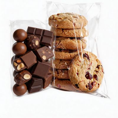200 PCS Clear Cellophane Bags, 6x9 Inches, Resealable Plastic Treat Bags Self Adhesive for Candy, Treat, Cookie,Party Favors, Bakery
