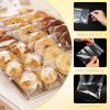 200 PCS Clear Cellophane Bags, 6x9 Inches, Resealable Plastic Treat Bags Self Adhesive for Candy, Treat, Cookie,Party Favors, Bakery view 2