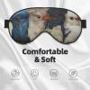 Four Birds Printed Sleep Mask for Women Men Light Blocking Eye Mask Soft Breathable Eye Cover view 3