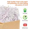 Crinkle Paper Filler, Shredded Paper For Gift Baskets Boxes Bags, Grass Cushion Crinkle Cut Papers Shred For Easter, Bridesmaid Proposal Weddings Birthdays Anniversaries, 5oz Gift Wrapping Decoration view 2