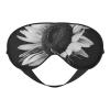 Sunflower Black Grey Printed Sleep Mask for Women Men Light Blocking Eye Mask Soft Breathable Eye Cover view 1