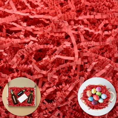 Darfukei Mother's Day Crinkle Paper Filler, 1/2LB(8 oz) Shredded Paper For Gift Baskets, White bridesmaid proposal gifts, Crinkle Cut Paper Shred For Birthdays, Weddings,Boxes Bags, Basket Filler, Anniversaries, Gift Wrapping