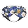 Wild Flowers and Cornflowers Daisies Printed Sleep Mask for Women Men Light Blocking Eye Mask Soft Breathable Eye Cover view 1