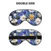 Wild Flowers and Cornflowers Daisies Printed Sleep Mask for Women Men Light Blocking Eye Mask Soft Breathable Eye Cover view 2