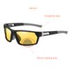 bullabulling Outdoor Night Driving Sports Bifocal Reading Sunglasses Retro Man Riding Reader Goggles Anti-Fatigue Sun Glasses (black, 0.0, x) view 3