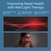 Scienlodic Rechargeable Portable Red Light Nose Therapy-Red Light Therapy for Nose - Nasal Infrared Therapy Device for Nose - Black view 2