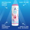 Astonish Shake & Fresh Carpet Freshener, Eliminates Odours, Pink Blossom, 3 x 350g view 3