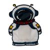 100 Pcs 6.30 inch x 7.87 inch Resealable Poly Plastic Clear Window Animal Shape Party Favor Bags, Food Storage Stand Up Pouch (Astronaut) view 1