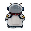 100 Pcs 6.30 inch x 7.87 inch Resealable Poly Plastic Clear Window Animal Shape Party Favor Bags, Food Storage Stand Up Pouch (Astronaut) view 2