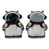 100 Pcs 6.30 inch x 7.87 inch Resealable Poly Plastic Clear Window Animal Shape Party Favor Bags, Food Storage Stand Up Pouch (Astronaut) view 3