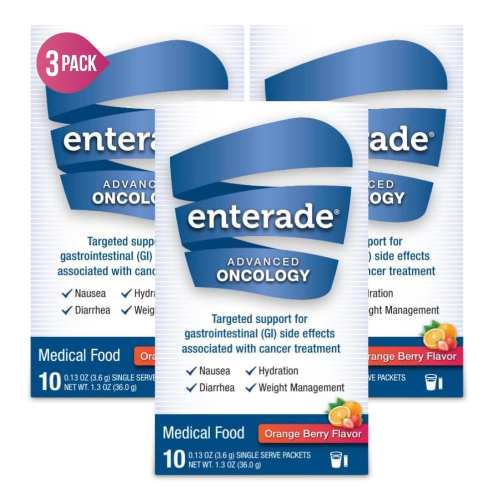 enterade Advanced Oncology Powder Packets, Orange Berry