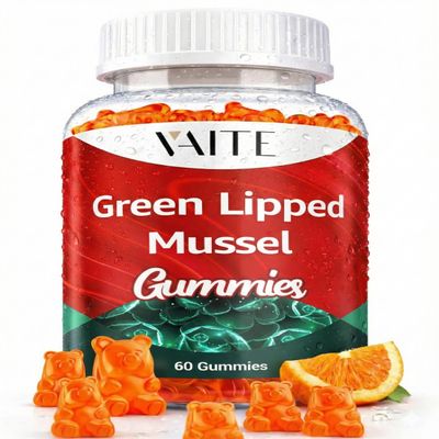 Green Lipped Mussel Supplement for Humans 1000mg Gummies - Human Joint Care, Mobility and Flexibility Support Supplements for Adults and Seniors, Non GMO, Gluten-Free, Easy-to-Take, 60 Chewables