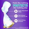 Always Radiant Teen with FlexFoam Pads, Size 4, Overnight Absorbency, with Wings, Unscented, Up to Zero leaks, Zero Feel Protection, 18 Count view 2