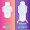 Always Radiant Teen with FlexFoam Pads, Size 4, Overnight Absorbency, with Wings, Unscented, Up to Zero leaks, Zero Feel Protection, 18 Count view 4