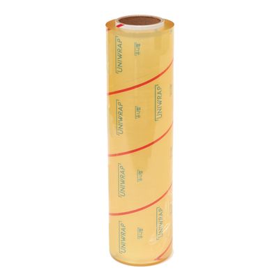 VisionTechShop Uniwrap 1 roll of Food wrapping Plastic Cling Meat Film for Manual & Automatic Overwrap, 13 micron, 18" x 3379', MADE IN KOREA