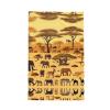 ZZYYDS Waffle Print Kitchen Towel Multipurpose Dish TowelAfrican Grassland Animals, Hand Towel for Drying and Cleaning (16 x 26 Inch) view 1