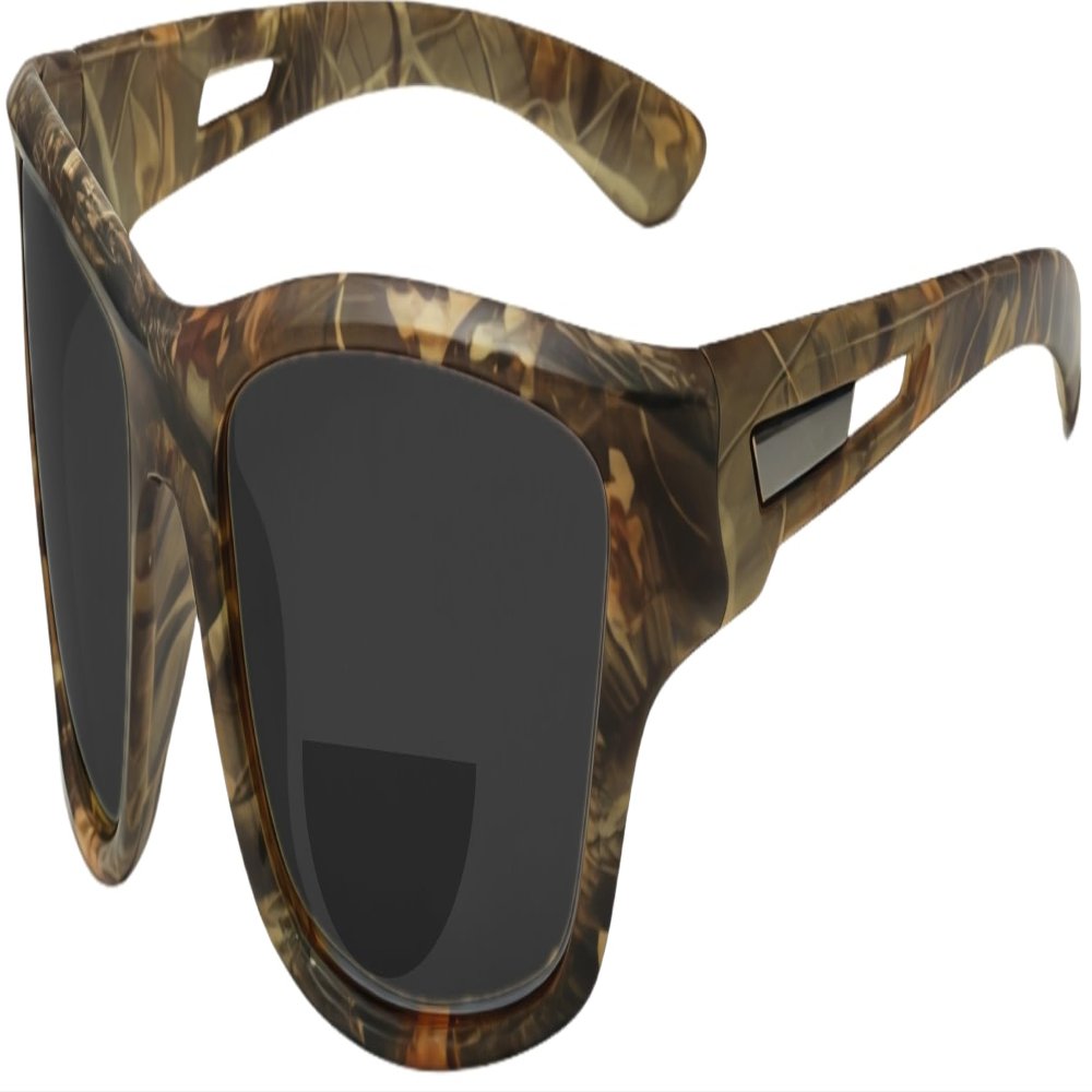 ICARA Sports Polarized Bifocal Reading Sunglasses for Men Women Driving Sunglasses Cycling Running Fishing Goggles (FLORAL, 1.5, x)