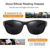 ICARA Sports Polarized Bifocal Reading Sunglasses for Men Women Driving Sunglasses Cycling Running Fishing Goggles (BLUE, 1.5, x) view 2
