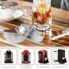 Stainless Steel Coffee Capsule Reusable Coffee Pods Practical Coffee Pod Refill Kit with Filling Spoon Brush Coffee Tamper Complete Coffee Capsule Refill Kit for Making Coffee US(70ML) view 4