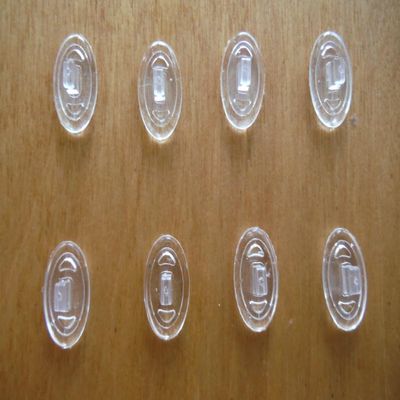 2 4 5 8 10 - Pairs Nose Pads Nose Pieces Replacement for Oakley Crosshair Inmate Tightrope Maui Jim Kawika ..Push in Silicone Comfort Sunglasses Eyeglasses Multi Selection... (4 Pairs Clear)