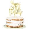 FLORCMET Acrylic Happy 30th Birthday Cake Topper - Cheers to 30 Years Cake Topper, 30 & Fabulous Cake Decoration for Hello 30th Birthday Anniversary Party Cake Decorations Supplies view 2