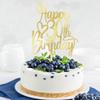 FLORCMET Acrylic Happy 30th Birthday Cake Topper - Cheers to 30 Years Cake Topper, 30 & Fabulous Cake Decoration for Hello 30th Birthday Anniversary Party Cake Decorations Supplies view 4