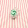 10mm Mint Green Peppermint Polymer Clay Sprinkles, Dessert Nail Art Slices, Miniature Faux Candy, Decoden Embellishments - Non Edible (30 gram bag) view 4