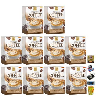 Delicious Intense Fruit Snacks Good Shape Ninety-Ninee Coffee Powder Arabica Roasted 10 Sachets/Box (150g) Set 10 By Beautygoodshop [Get Free For You Beauty Gifts]