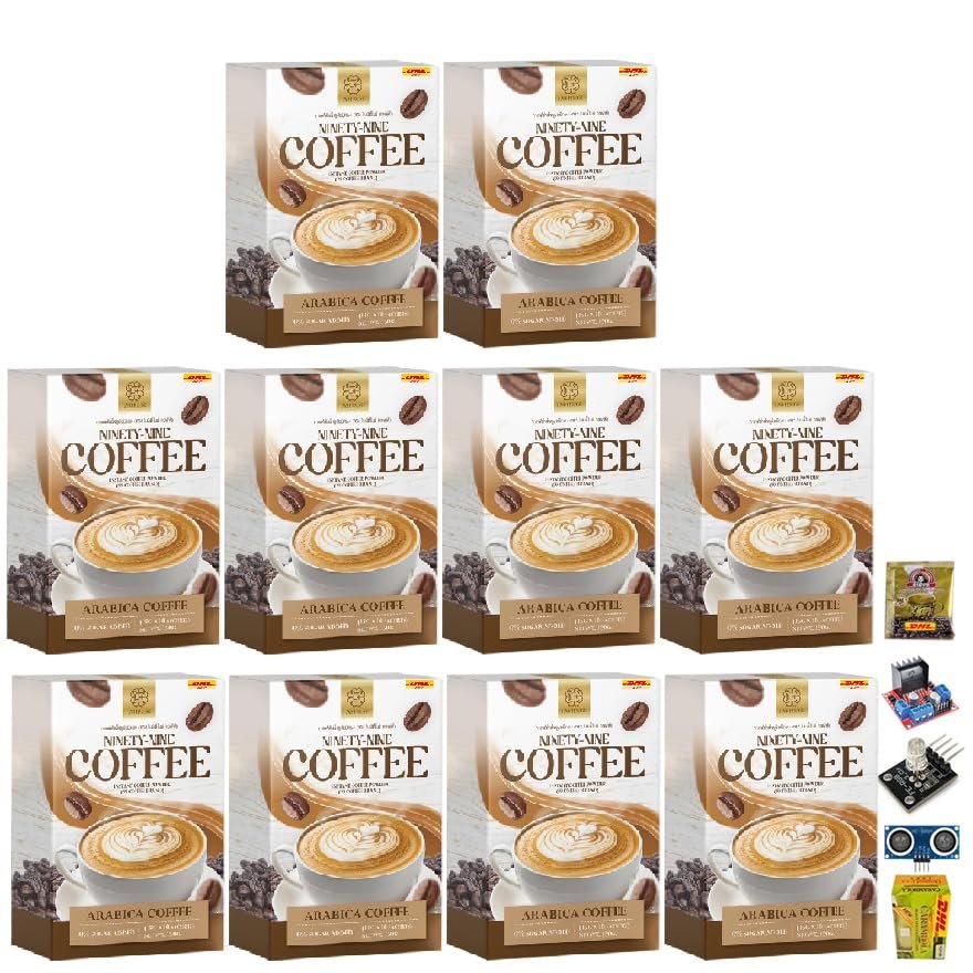 Delicious Intense Fruit Snacks Good Shape Ninety-Ninee Coffee Powder Arabica Roasted 10 Sachets/Box (150g) Set 10 By Beautygoodshop [Get Free For You Beauty Gifts]